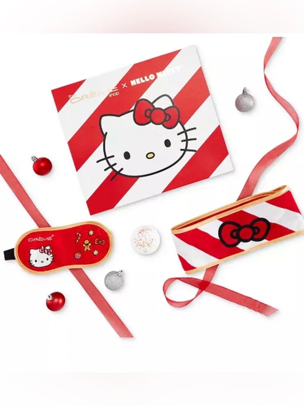 The Crème Shop Hello Kitty Holiday Spa Gift Set- 3 Piece Set - New In Gift Box